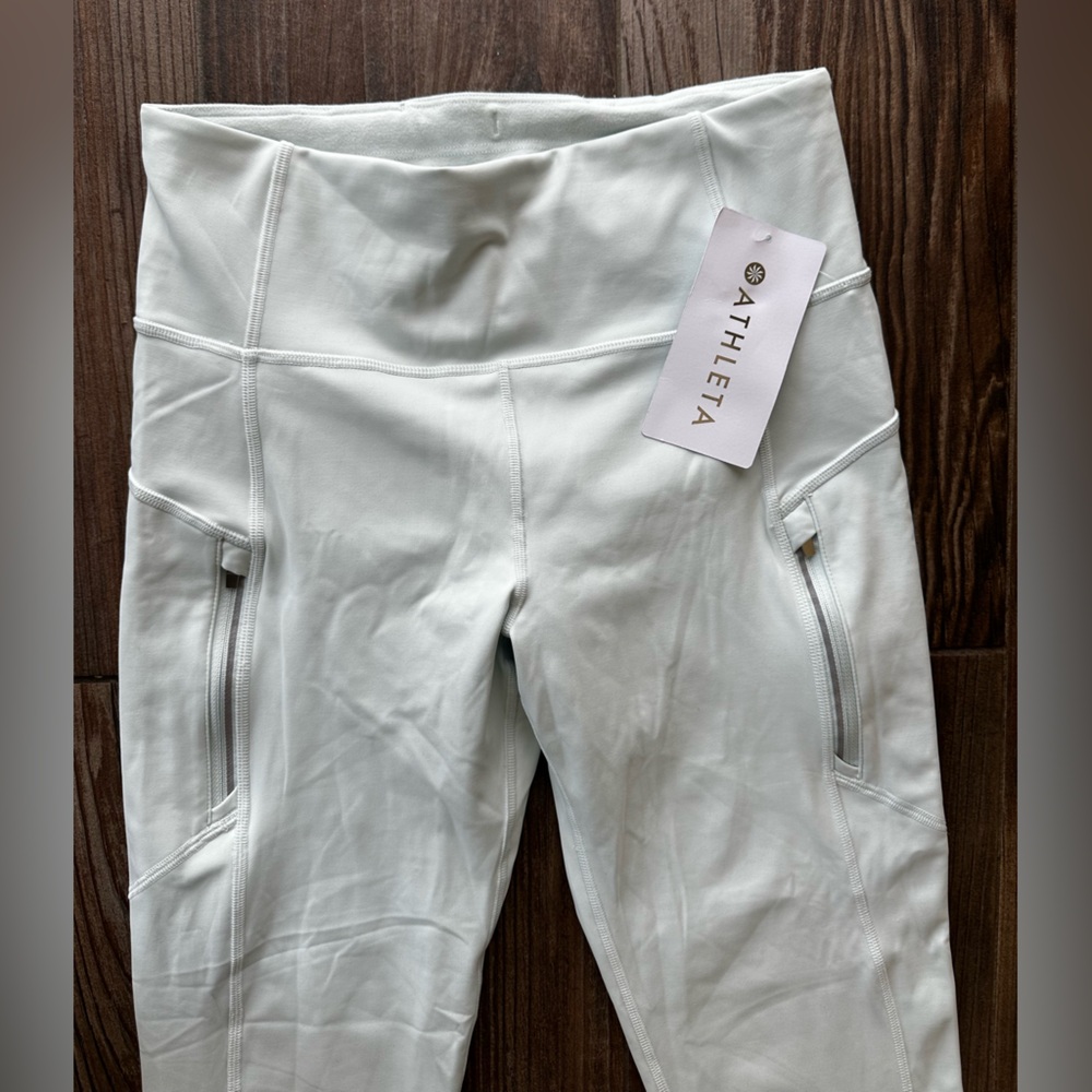 Athleta Rainier Tight Light Mint High-Waist Performance Leggings - Picture 6 of 10